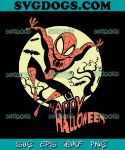 Marvel Spider Man Happy Halloween SVG PNG, Spiderman Avengers SVG, Spiderman marvel SVG PNG EPS DXF