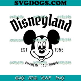 Mickey Disneyland Est 1955 SVG PNG #1