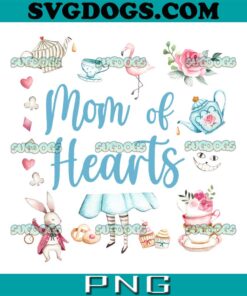 Mom of Hearts for Alice in Wonderland Birthday PNG, Birthday girl PNG