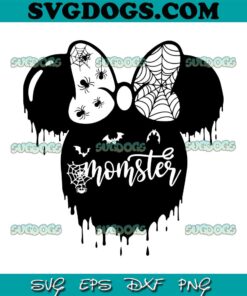 Disney Momster SVG PNG, Minnie Mouse Halloween SVG, Halloween Mom SVG PNG EPS DXF