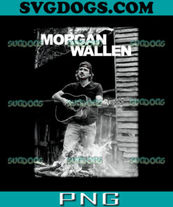 Official Morgan Wallen Guitar PNG, Country Music PNG, Retro Western Music PNG