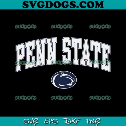 Penn State SVG PNG, Penn State Nittany Lions Arch Over Navy Officially Licensed SVG, Penn State Blankets SVG PNG EPS DXF