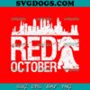 Red October Philly Philadelphia SVG PNG DXF EPS
