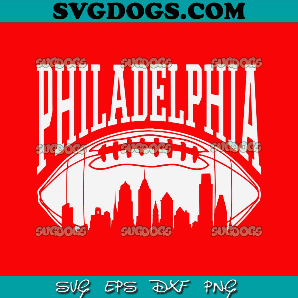 Retro Philly Philadelphia Pennsylvania Skyline SVG PNG EPS DXF