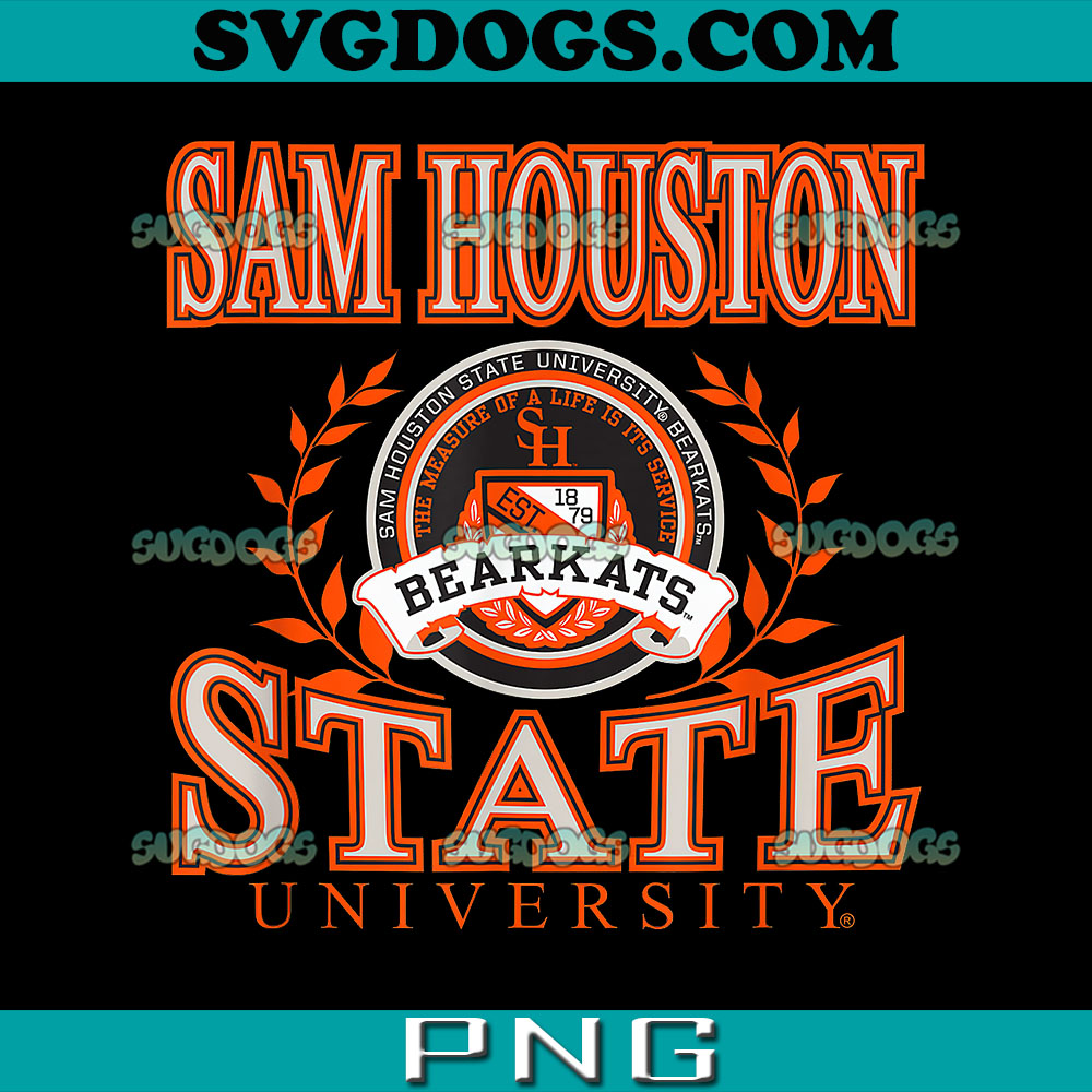 Sam Houston State Bearkats Laurels Officially Licensed PNG, Sam Houston PNG