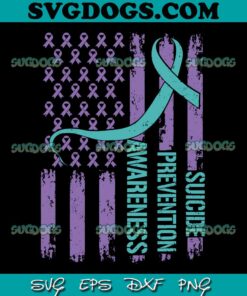 Suicide Prevention Awareness Ribbon American Flag SVG PNG,  Patriotic American Flag SVG, Suicide Awareness SVG PNG EPS DXF
