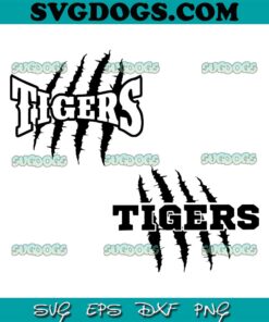 Tigers Bundle SVG PNG, Tigers Football SVG, Tigers Mascot SVG PNG EPS DXF