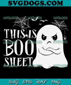 This Is Boo Sheet Ghost SVG PNG, Retro Halloween Costume SVG, Ghost SVG PNG EPS DXF