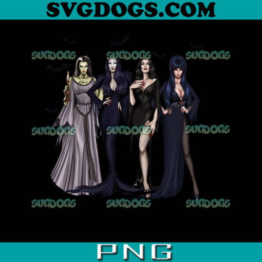 Us Ghoul Gang Horror Halloween Bride PNG, Ghoul Gang PNG, Ghoul Gang Horror Goth Queens Halloween Bride PNG