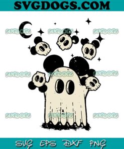 Mickey Boo Disney Ghost SVG PNG, Mickey Halloween Boo SVG, Mickey’s Not So Scary Halloween SVG PNG EPS DXF