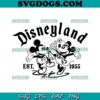 Mickey Disneyland Est 1955 Anaheim California SVG PNG, Mickey Anaheim California SVG, Disney SVG PNG EPS DXF