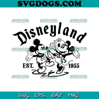 Mickey Disneyland Est 1955 SVG PNG #1