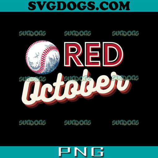 Vintage Red October Philly Philadelphia Baseball PNG