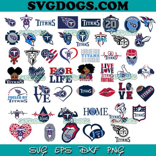 Tennessee Titans Bundle SVG PNG, NFL Tennessee Titans SVG, Titans Logo SVG PNG EPS DXF