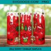 Cindy Lou Max And Grinch Christmas 20oz Skinny Tumbler PNG, Christmas Grinch And Friends Tumbler Sublimation Design PNG Download