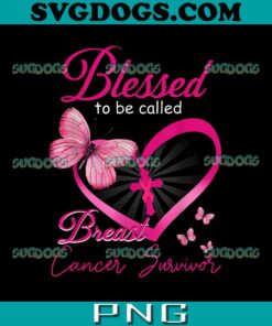 Blessed To Be Called Breast Cancer Survivor Pink Butterfly PNG, Breast Cancer Survivors Priceless PNG, Pink Barcode PNG