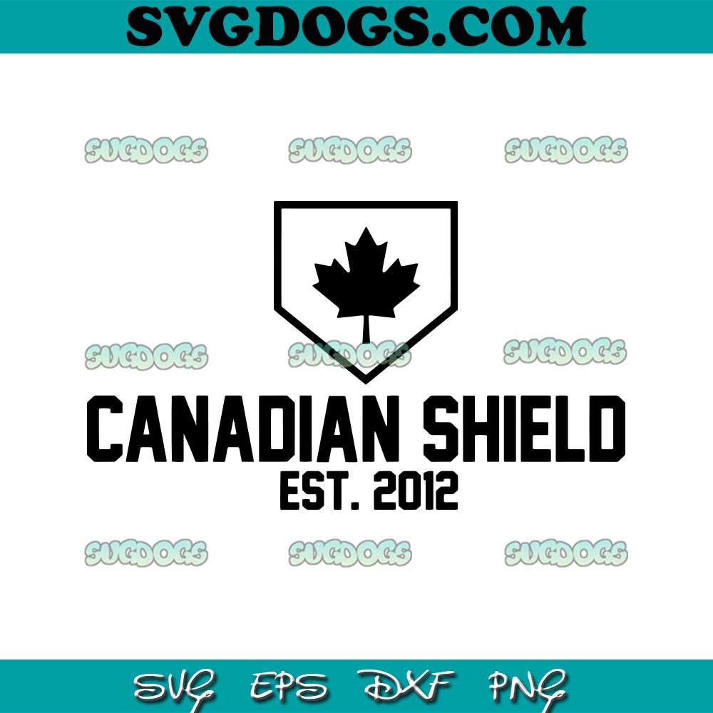 Canadian Shield Est 2012 SVG PNG, Canada Logo SVG PNG EPS DXF
