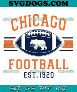 Chicago Football SVG, Chicago Bears SVG, Color SVG PNG EPS DXF