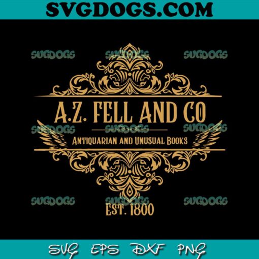 Good Omens Antiquarian And Unusual Books SVG, Trending SVG PNG EPS DXF
