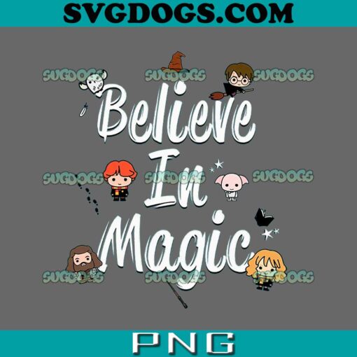 Harry Potter Believe In Magic PNG, Harry Potter PNG, Believe In Magic PNG