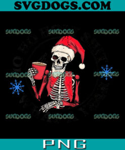 Ho Ho Holy Shit What A Year PNG, Skeleton Santa Christmas PNG