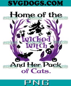 Home Of The Wicked Witch And Her Pack Of Cats PNG, Witch PNG, Halloween PNG