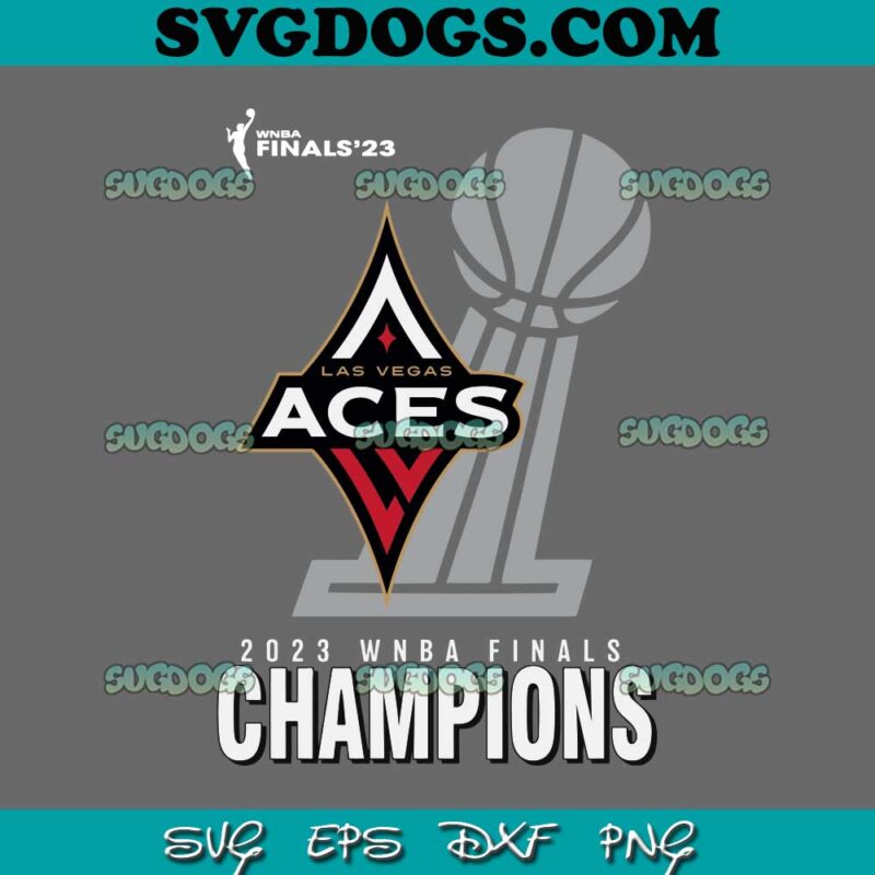 Las Vegas Aces 2023 WNBA Finals Champions SVG PNG