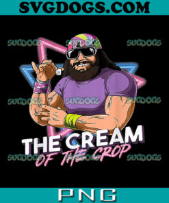 Macho Man The Cream Of The Crop PNG, Funny Randy Savage Macho Man PNG, Macho Wrestling Ugly Christmas Sweater PNG