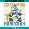 Mickey And Minnie With Hanukkah PNG, Menorah And Dreidel PNG, Disney Couple Happy Hanukkah PNG