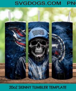 Tennessee Titans Shoes 20oz Skinny Tumbler PNG, Tennessee Titans Tumbler Sublimation Design PNG Download