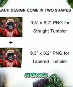 San Francisco 49ers Skull 20oz Skinny Tumbler PNG, 49ers Tumbler Sublimation Design PNG Download 1