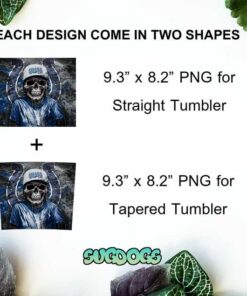 Indianapolis Colts Skull 20oz Skinny Tumbler PNG, Colts Tumbler Sublimation Design PNG Download 1