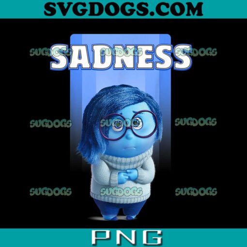 Sadness PNG, Disney Pixar Inside Out Sadness PNG
