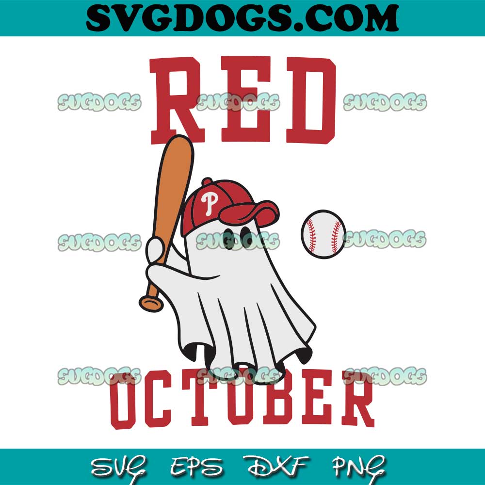 Red October Philly Philadelphia SVG, Baseball Philadelphia
