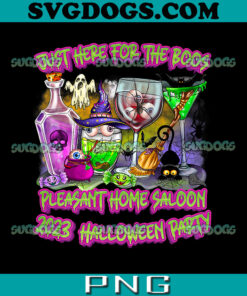 Pleasant Home Saloon Halloween Party 2023 PNG, Halloween PNG