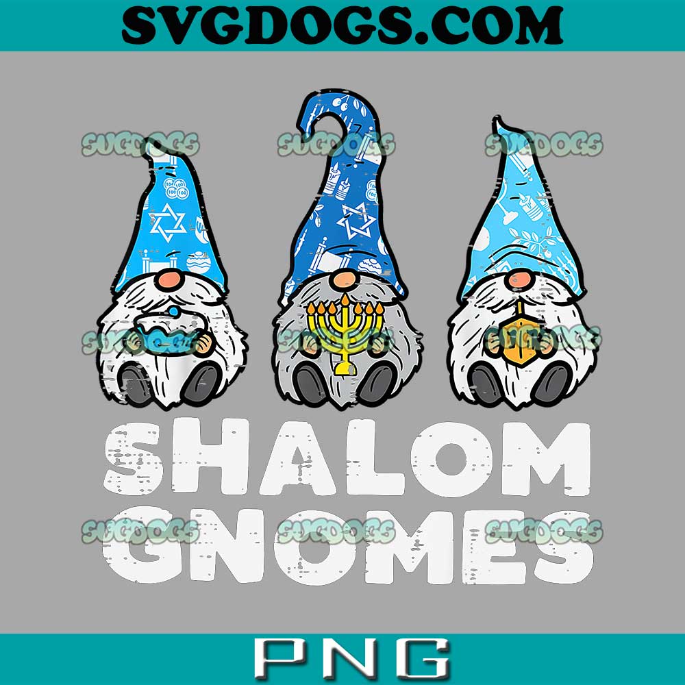 Shalom Gnomes PNG, Funny Jew Hanukkah PNG, Chanukah PNG