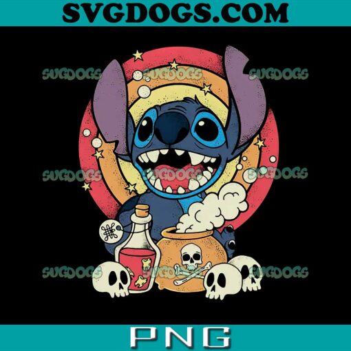 Stitch Craft PNG, Stitch Halloween PNG, Stitch Skull PNG