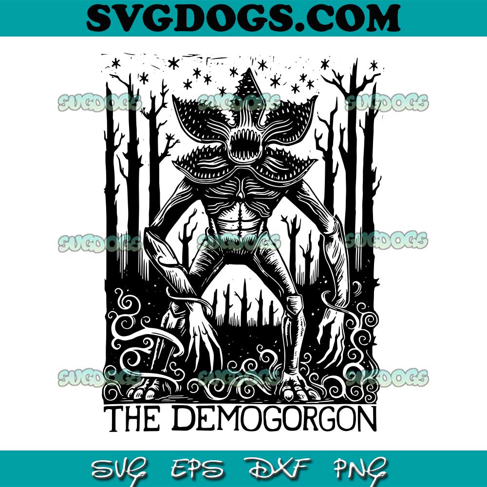 Stranger Things The Demogorgon SVG PNG, TV Show SVG, Movies SVG PNG EPS DXF