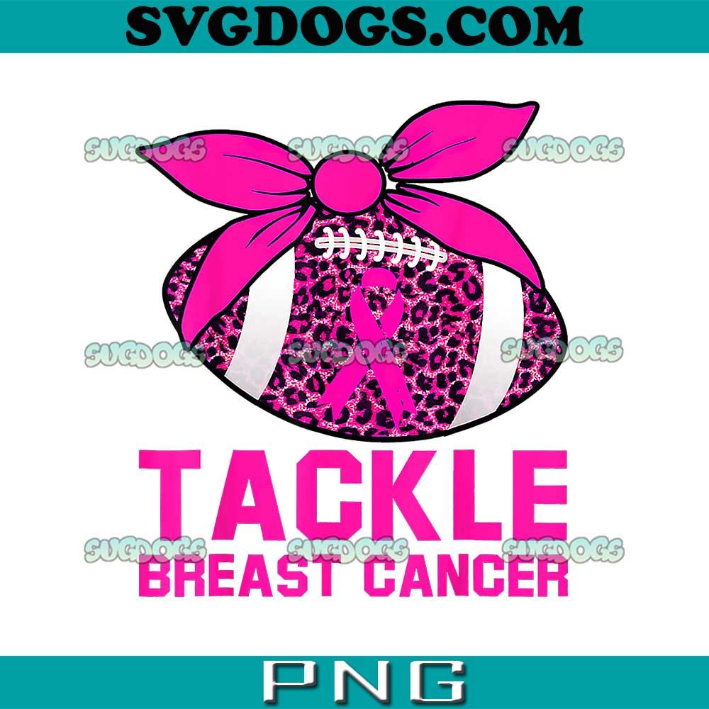 Tackle Breast Cancer PNG, Woman Tackle Football Pink Ribbon Breast Cancer Awareness PNG, Breast Cancer PNG