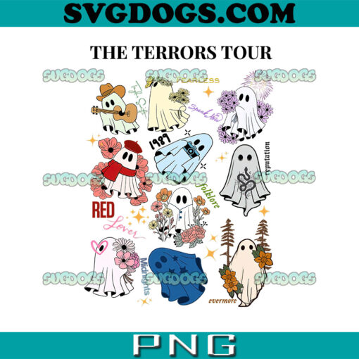 The Terrors Tour PNG, The Eras Tour Ghost Png, Taylor PNG, Taylor Halloween PNG