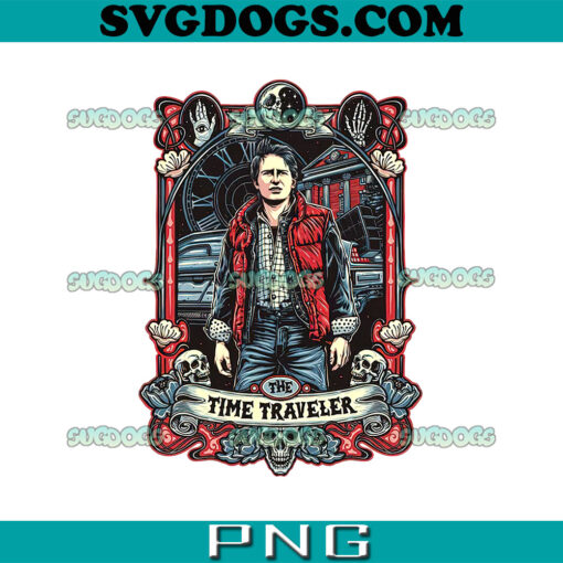 The Time Traveler PNG, Back To The Future PNG, Marty Mcfly PNG, Retro 80s Movie PNG