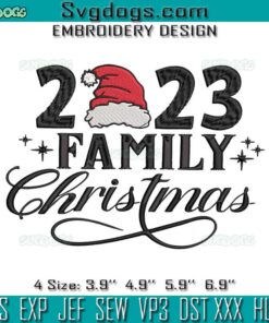 2023 Family Christmas Embroidery, Making Memories Together Embroidery