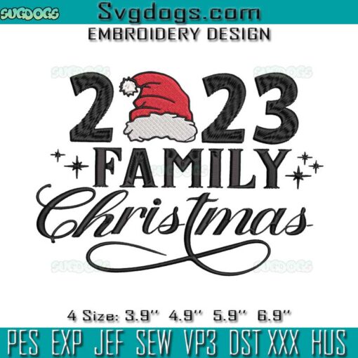 2023 Family Christmas Embroidery, Making Memories Together Embroidery