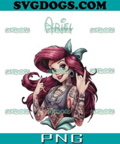Princess Ariel Mandala SVG, The Little Mermaid SVG PNG DXF EPS