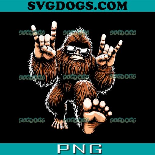 Bigfoot In Sunglasses PNG