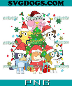 Bluey Merry Christmas PNG, Blueymas PNG