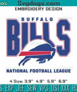 Buffalo Bills National Football League Embroidery, Buffalo Bills Embroidery