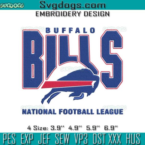 Buffalo Bills National Football League Embroidery, Buffalo Bills Embroidery