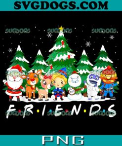 Christmas Friends Santa Rudolph Snowman PNG