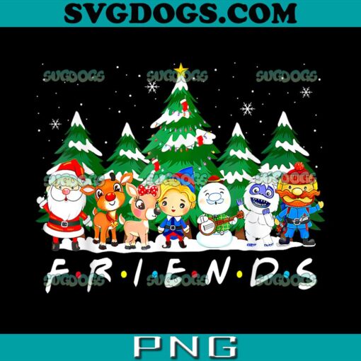 Christmas Friends Santa Rudolph Snowman PNG